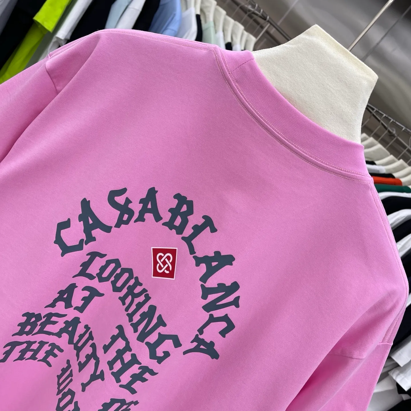 New Arrival Casablanca Classic Series T ～ ， ， 。 ， Classic ， In Stock ！ ：White Black Pink Orange （5 ） Size：S M L XL XXL